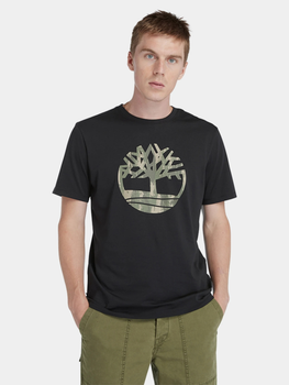 T-shirt męski bawełniany Timberland TB0A5UP3 XL Czarny (194902996841)