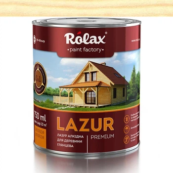 Лазурь для древесины Rolax 113 белая 2,5л