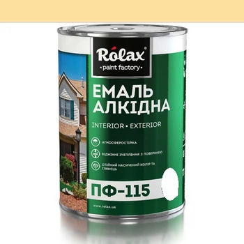 Эмаль алкидная ПФ-115 Rolax бежевый 0,25 кг
