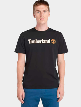 Футболка бавовняна довга чоловіча Timberland TB0A5UPQ S Чорна (194902996988)