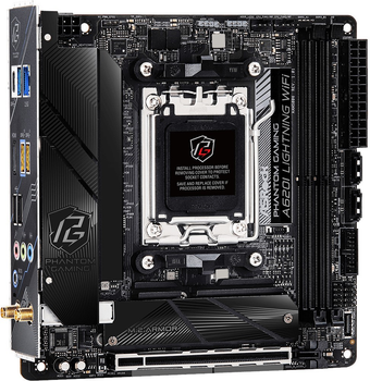 Материнська плата ASRock A620I LIGHTNING WIFI (sAM5, AMD A620, PCI-Ex16)