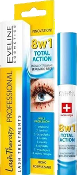 Zestaw serum do rzęs Eveline Lash Therapy Professional Skoncentrowane 8 w 1 Total Action 8 x 10 ml (5901761914603)