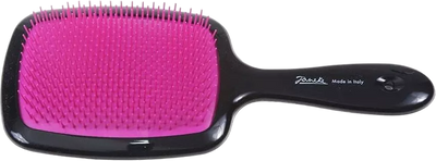 Гребінець Janeke Ultra Tangler для розчісування сплутаного волосся Чорно-рожевий (8006060569961)