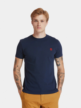 T-shirt męski bawełniany Timberland TB0A2BPR XL Granatowy (193392792032)