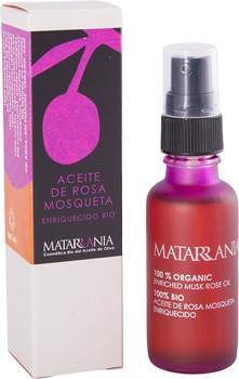 Olejek do twarzy Matarrania Enriched Rosehip Oil 100% Organic 30 ml (0748252723024)