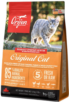 Sucha karma dla kotów wszystkich ras i na każdym etapie życia Orijen Original Cat 1.8 kg (ORI071e)