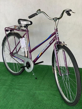 Велосипед дорожный Украина LUX 28" женский открытая рама чешская втулка бордовый