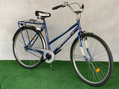 Велосипед дорожный Украина LUX 28" женский открытая рама чешская втулка синий