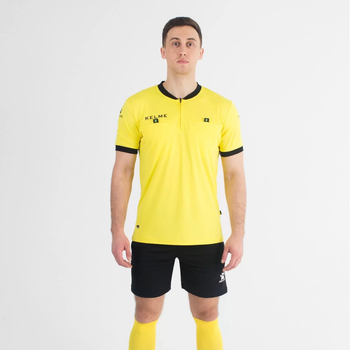 Суддівська форма KELME Short Sleeve Refree Set Розмір XL жовта