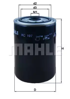 Фильтр Топливный MAHLE/KNECHT RVI Trucks, MAHLE/KNECHT (KC197)