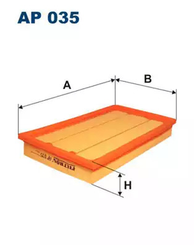 Фильтр воздушный, FILTRON (AP035)