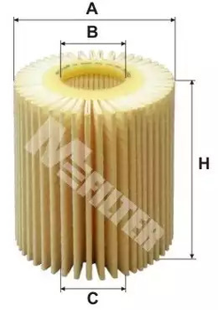 Фільтр масляний Lexus/Тойота 2.0-2.2i/D 05-, MFILTER (TE4005)