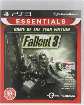 Гра PS3 Fallout 3 Game of the Year Edition Essentials (диск Blu-ray) (0093155147331)