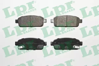 Колодки задні галмівні OPEL ASTRA J 2009-/CHEVROLET CRUZE 2009-, LPR (05P1575)