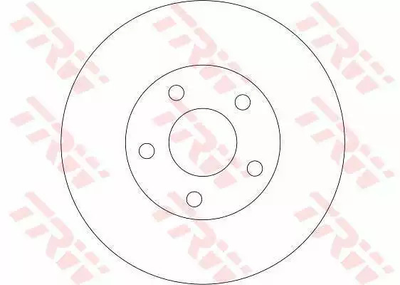 Диск тормозной NISSAN, передн., вент. TRW (DF4316)