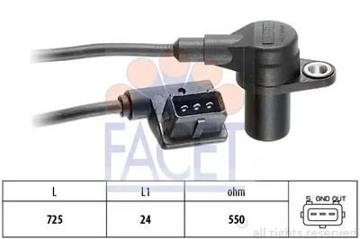 Датчик коленвала BMW 3 (E36)/5 (E34) 2.0/2.5 89-99, FACET (90130)