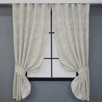 Комплект штор VR-Textil Sultan XO №1281ш жаккард 130х170 см 2 шт Светло-бежевый (35-0125)