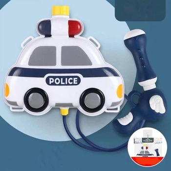 Дитяча водна зброя пістолет водний з рюкзаком Поліцейська машина