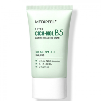 Веганский успокаивающий солнцезащитный крем Medi Peel Phyto Cica Nol B5 Calming Vegan Sun Cream 50 ml