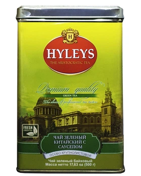 Чай Hyleys Зелений з саусепом зелений 500 г ж/б (54749)