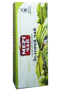 Чай Meri Green Tea зелений байховий індійський Ассам 25 пак * 2 г (56864)