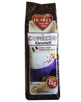 Капучіно Hearts Cappuccino Karamell зі смаком карамелі 1 кг (525)