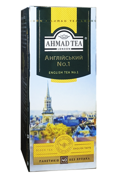 Чай Ahmad English Tea №1 чорний у пакетиках 40 шт х 2 г (916)