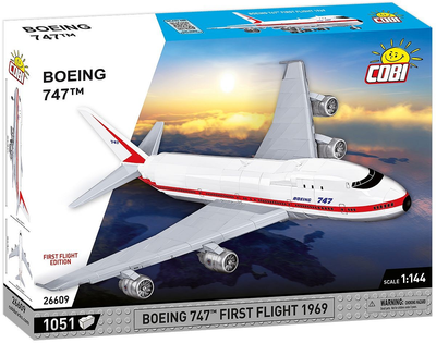 Klocki konstrukcyjne Cobi Boeing 747 First Flight 1969 1051 elementy (5902251266097)