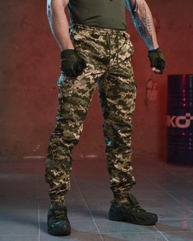 Армійські чоловічі штани на гумці Bandit 2XL піксель (11471)