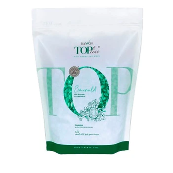 Горячий воск в гранулах Italwax TOP LINE Изумруд 250 гр ( ручная расфасовка)