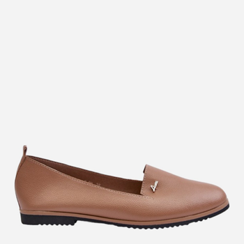 Loafersy damskie Enzla 39 Brązowe (5905677174366)