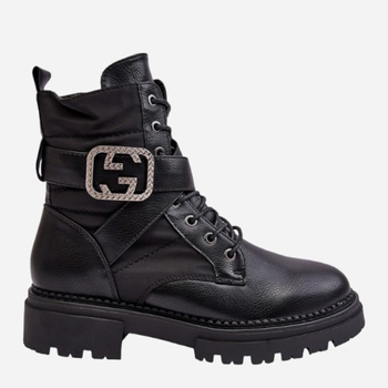 Жіночі зимові черевики Gennee 38 Чорні (5905677890112)