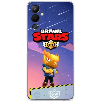 Силіконовий Чохол з Картинкою для Tecno Pova 4 Принт (Бравл Старс Ворон, Brawl Stars Crow) (46196-ysm018)