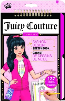 Zestaw kreatywny Make It Real Szkicownik Juicy Couture Fashion (0695929044268)
