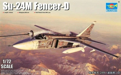 Збірна модель 1/72 Тактичний бомбардувальник Су-24М Trumpeter 01673