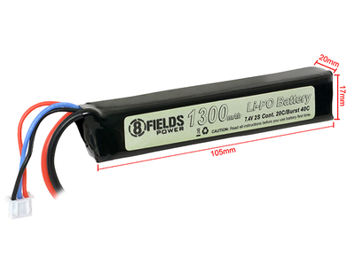 Акумулятор 8Fields LiPo 7.4V 1300mAh 7,4V 20/40C