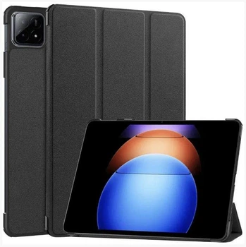 Чехол Smart Case на Xiaomi Pad 6s Pro (12.4") / чехол для планшета с функцией подставки / (черный)