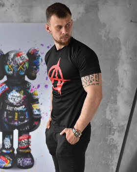 Футболка anarchy black ВТ1098 L