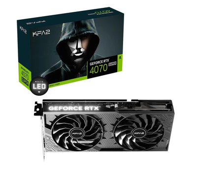Видеокарта KFA2 GeForce RTX 4070 Super 1-Click OC 2X V2 12GB GDDR6X (47SOM7MDABCK) EU