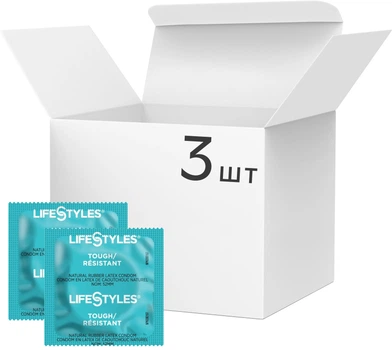 Презервативи LifeStyle Extra Strength 3 шт (ROZ6400230500)
