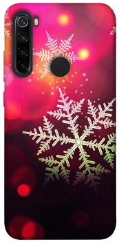 TPU чохол Demsky Снежинки для Xiaomi Redmi Note 8