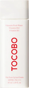 Сонцезахисний крем TOCOBO Vita Tone Up Sun Cream Вирівнює тон SPF 50+/PA++++ 50 мл (8809835060171)