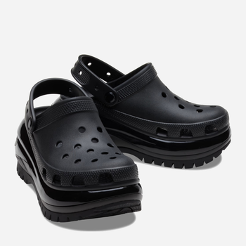 Chodaki damskie na wysokiej platformie Crocs Mega Crush 207988-001 39-40 (M7/W9) 25 cm Czarne (196265103690)