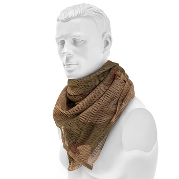 Сетка-шарф маскировочная Пустельний камуфляж
