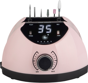 Фрезер для манікюру BUCOS Nail Drill X4 PRO SMOOTH PINK (65W/35000 об.)