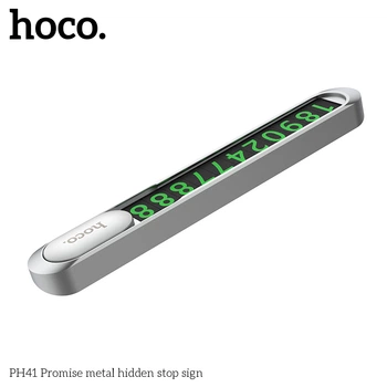 Hoco PH41 Promise Паркувальна табличка з номером телефону на панель автомобіля