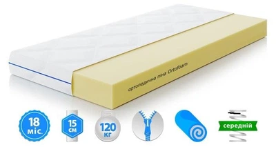 Матрас Highfoam Largo Slim, размер 70x150 см висота 15 см