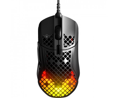 Мишка SteelSeries Aerox 5, RGB, 18000dpi., 9кн., чорна