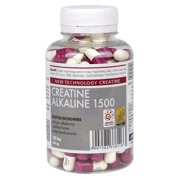 Креатин Creatine Alkaline 1500, 120 капсул Megabol (2000002928379)