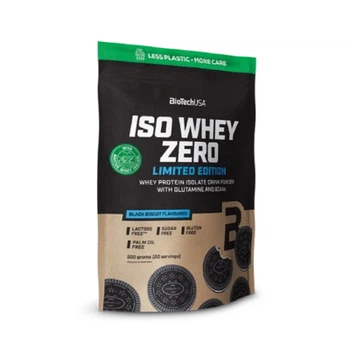 Протеин BioTech Iso Whey Zero, 500 грамм - Черный бисквит